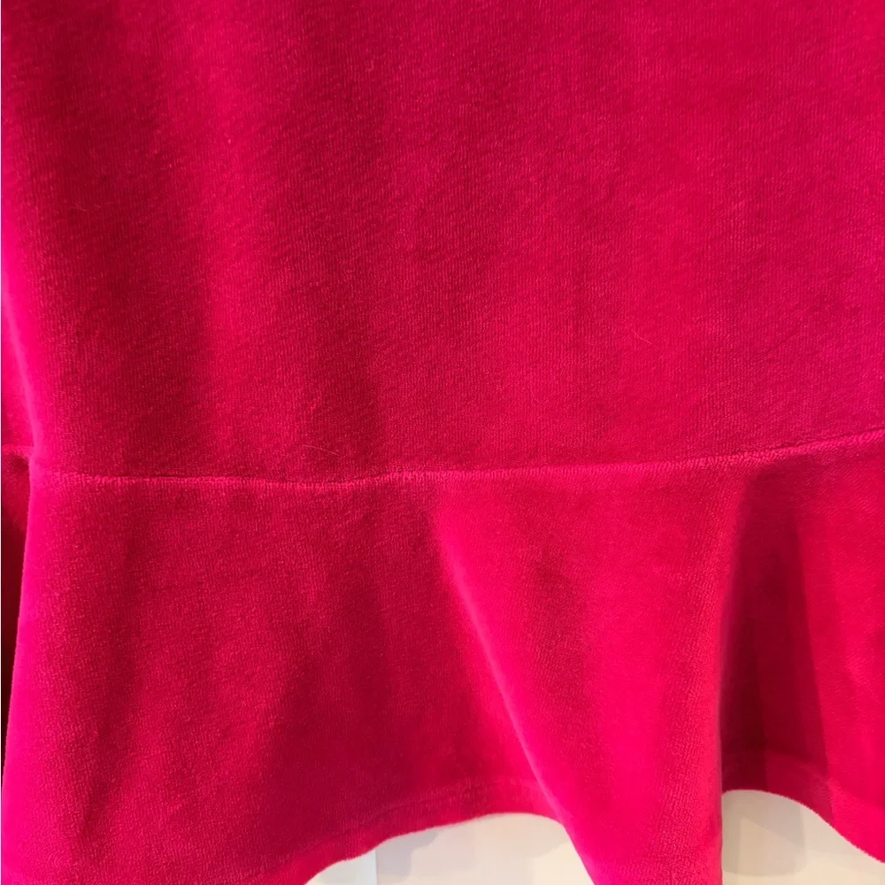 Pink velour Garnet Hill Kids dress‎